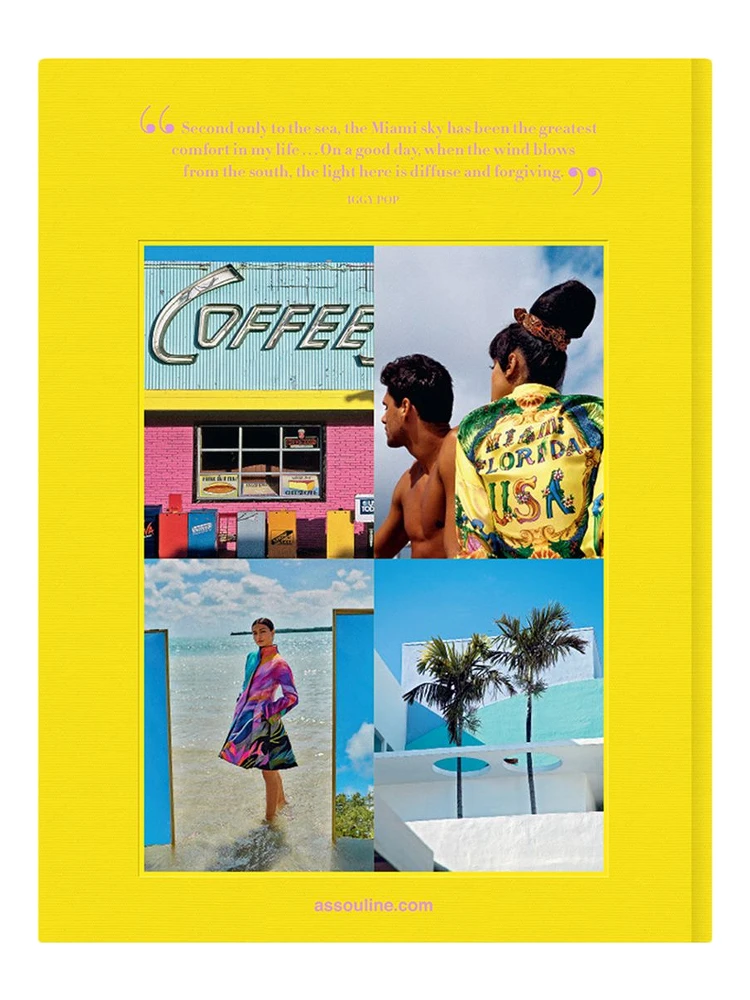 Miami Beach Linen-hardcover Book In Multi alternative