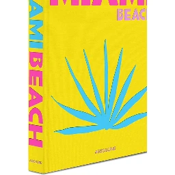 Miami Beach Linen-hardcover Book In Multi