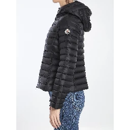 Ige hooded short puffer jacket