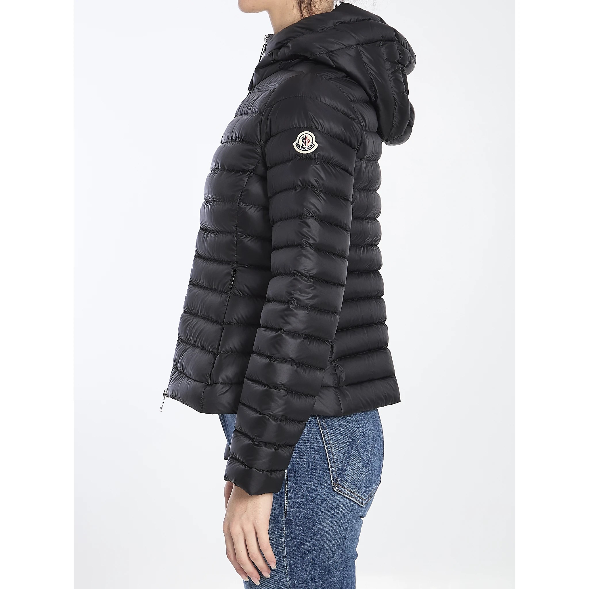 Ige hooded short puffer jacket
