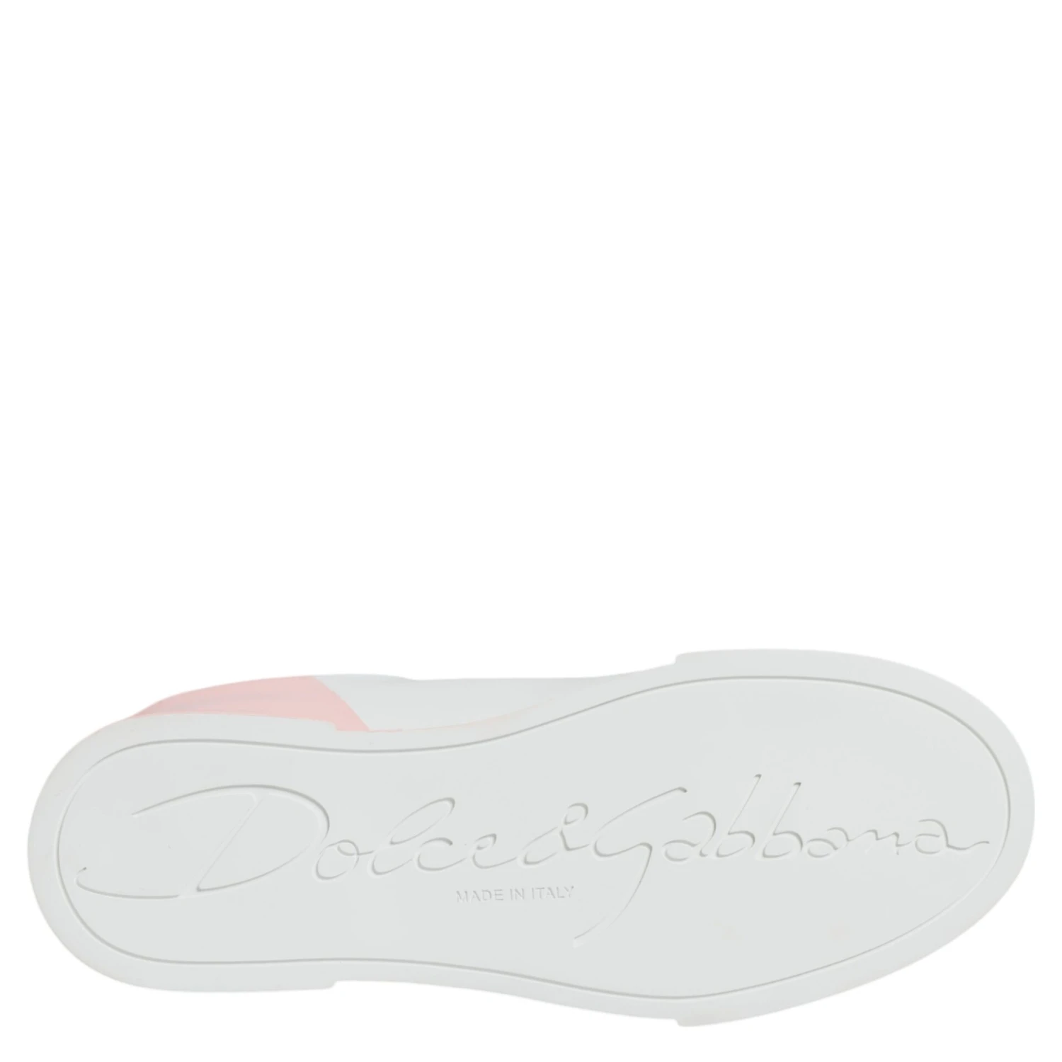 White Pink Portofino Low Top Sneakers Shoes