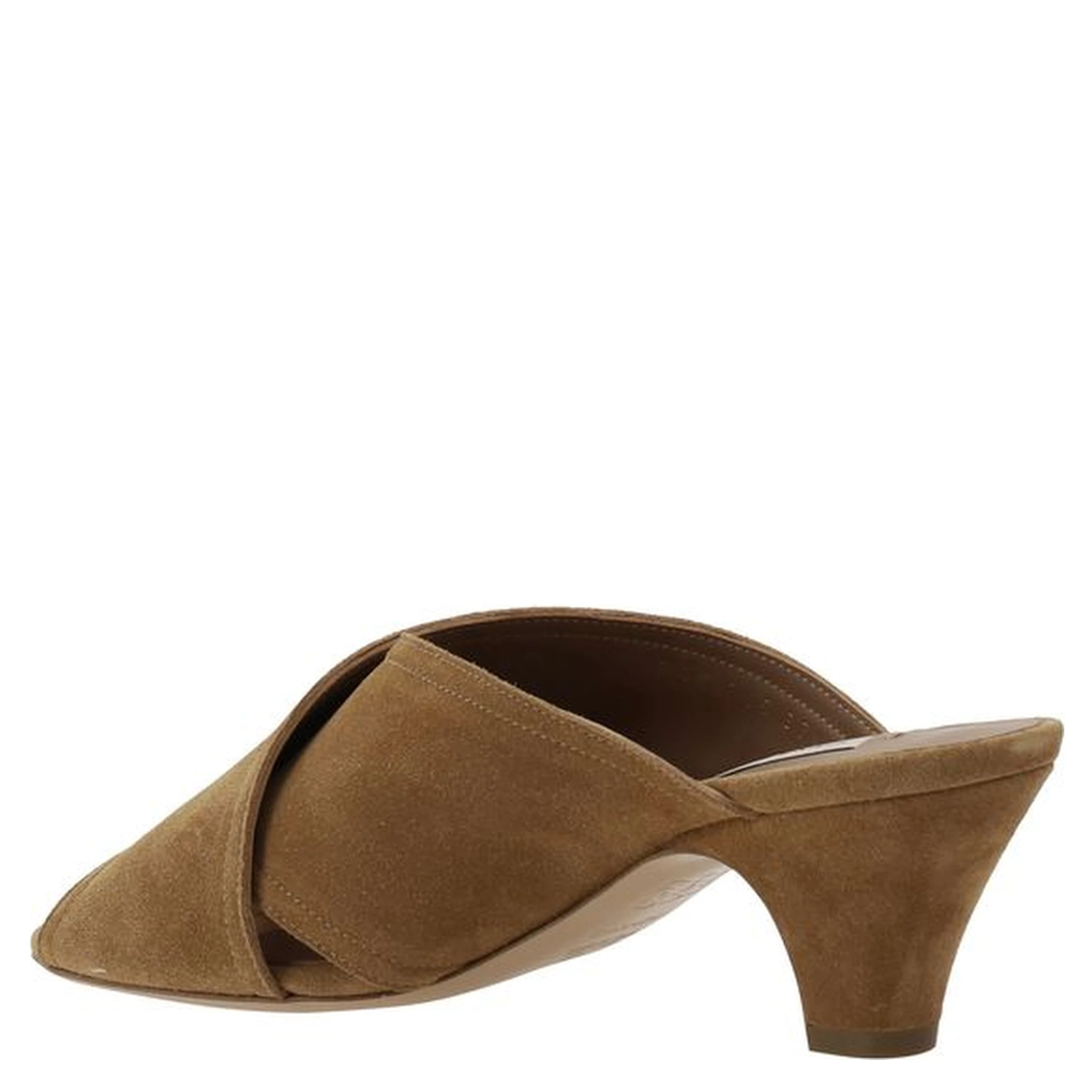 Brown Calf Leather Bos Taurus Platform Sandals