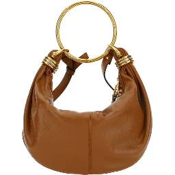 Brown Calf Leather Bos Taurus Handbag