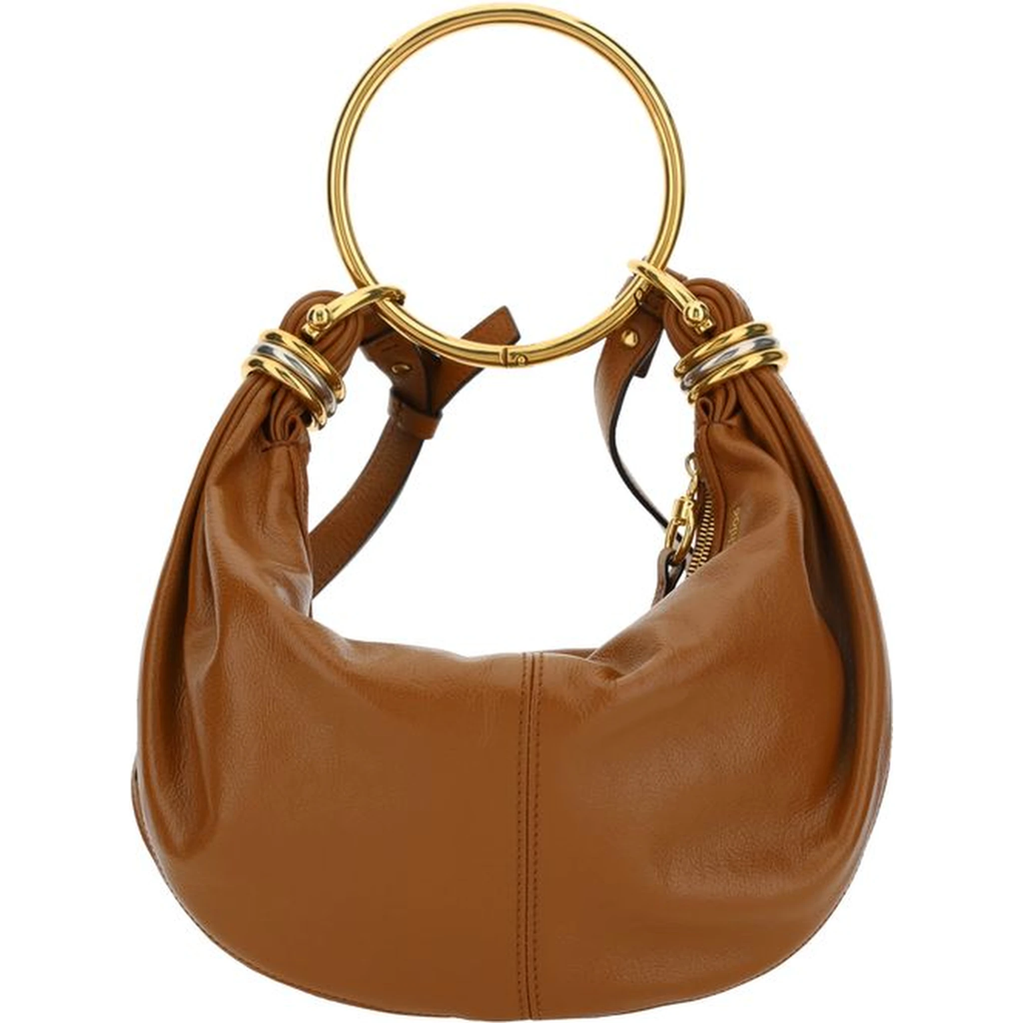 Brown Calf Leather Bos Taurus Handbag