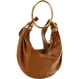 Brown Calf Leather Bos Taurus Handbag
