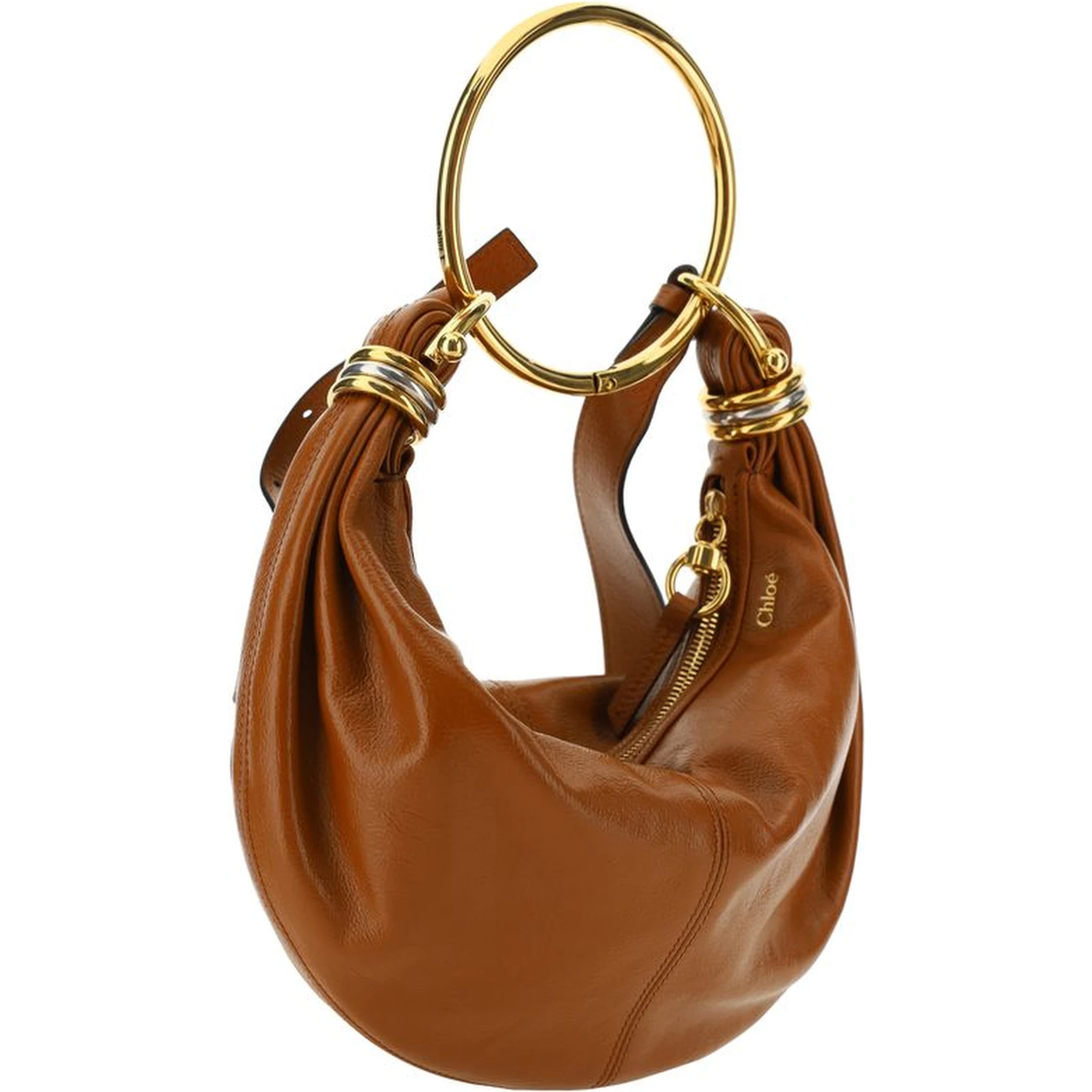 Brown Calf Leather Bos Taurus Handbag