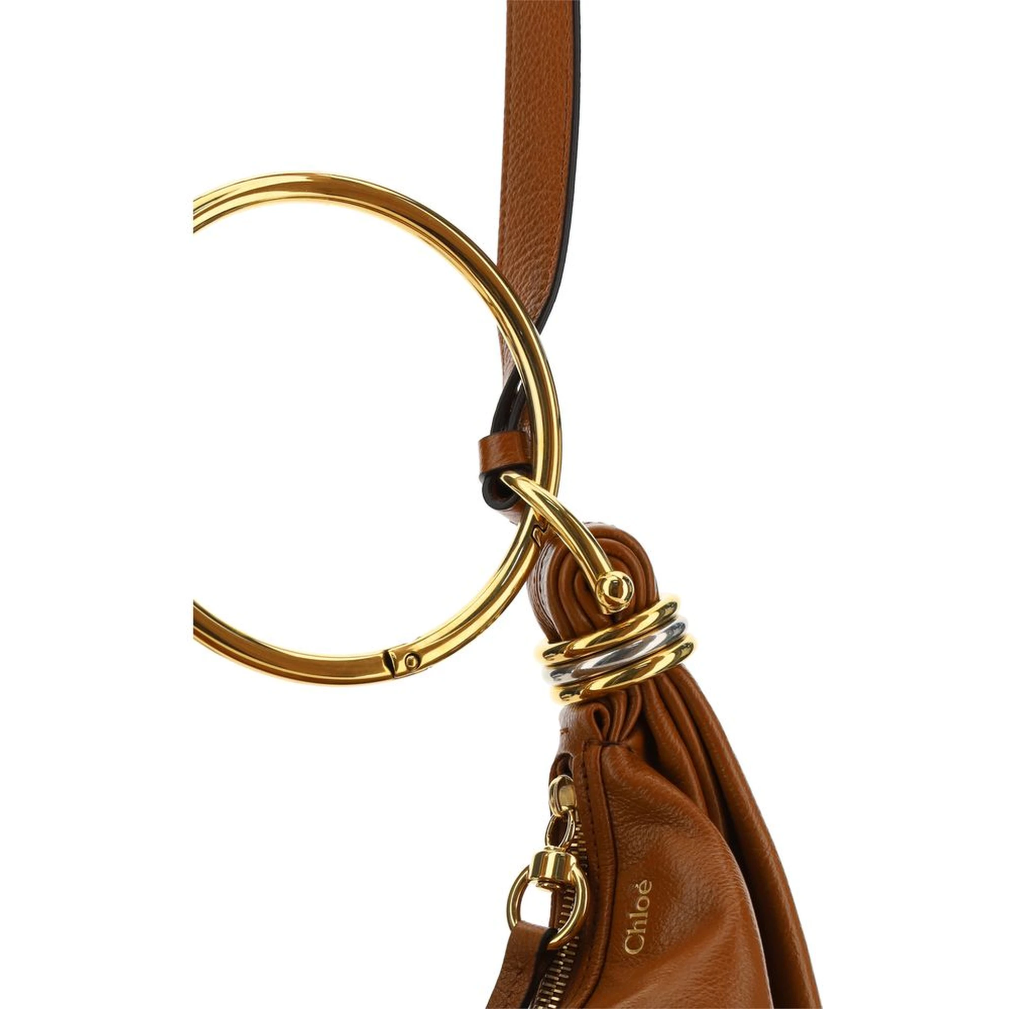 Brown Calf Leather Bos Taurus Handbag