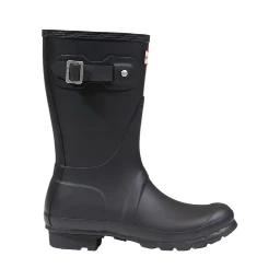 Black Recycled Polyester Ankle Boots