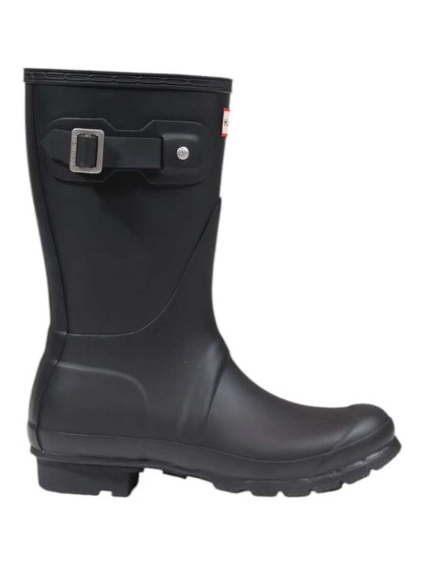 Black Recycled Polyester Ankle Boots