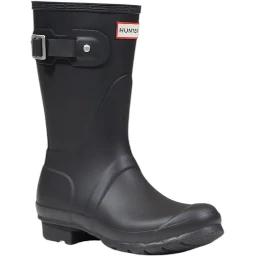 Black Recycled Polyester Ankle Boots