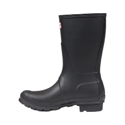 Black Recycled Polyester Ankle Boots