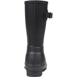 Black Recycled Polyester Ankle Boots