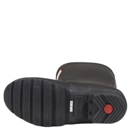 Black Recycled Polyester Ankle Boots