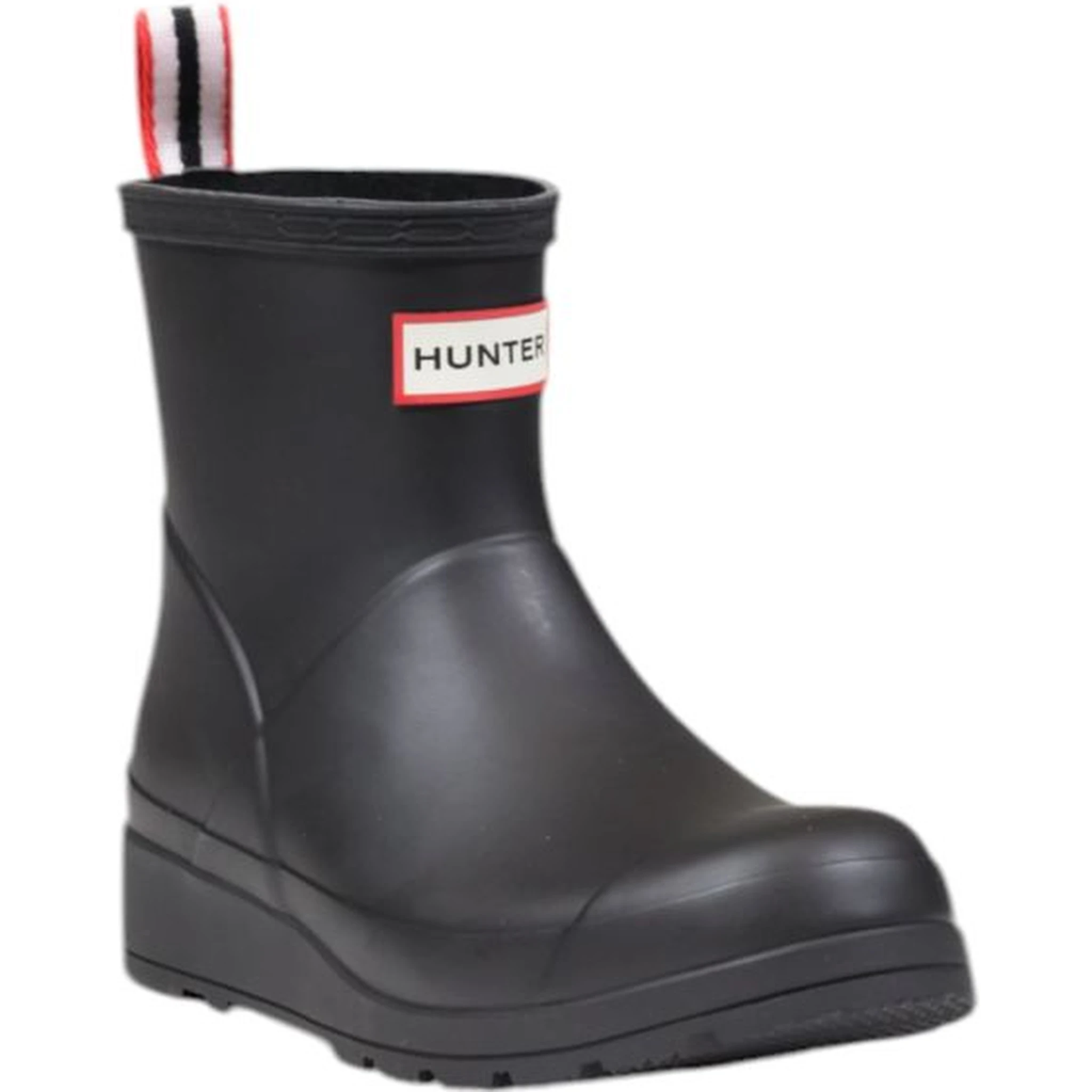 Black Recycled Polyester Ankle Boots