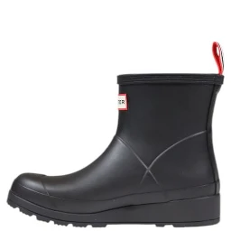 Black Recycled Polyester Ankle Boots