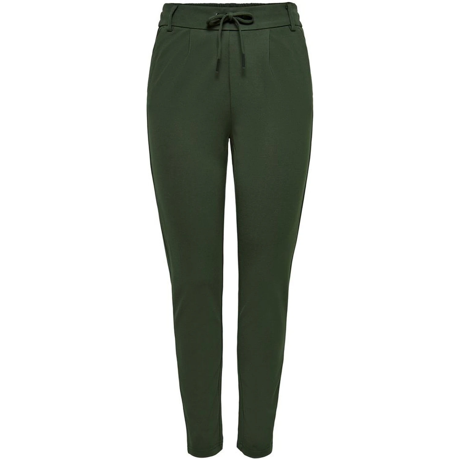 Green Viscose Casual Pants
