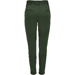 Green Viscose Casual Pants