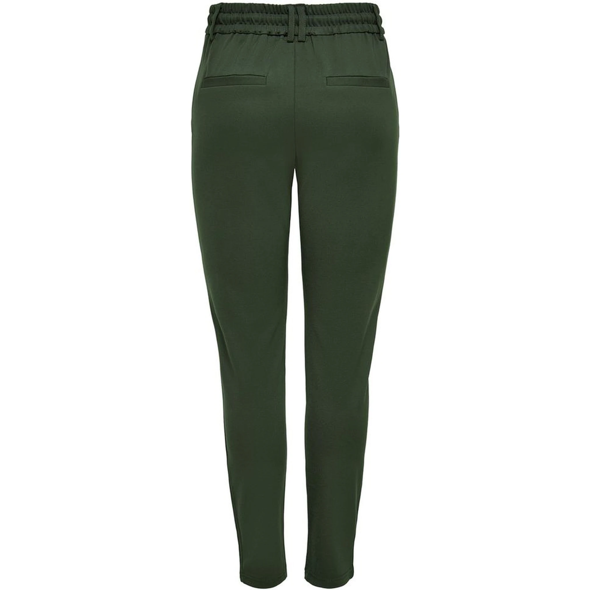 Green Viscose Casual Pants