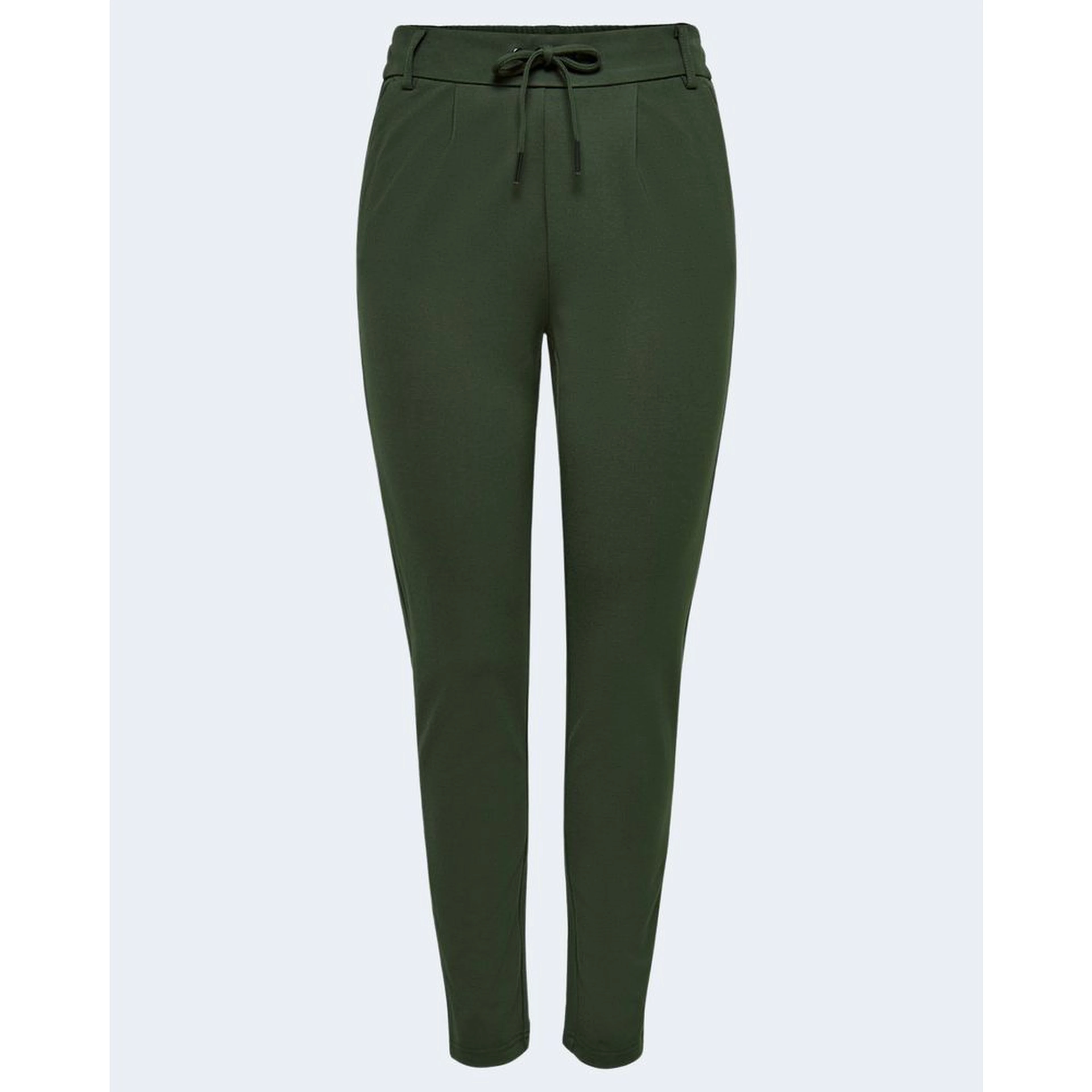 Green Viscose Casual Pants