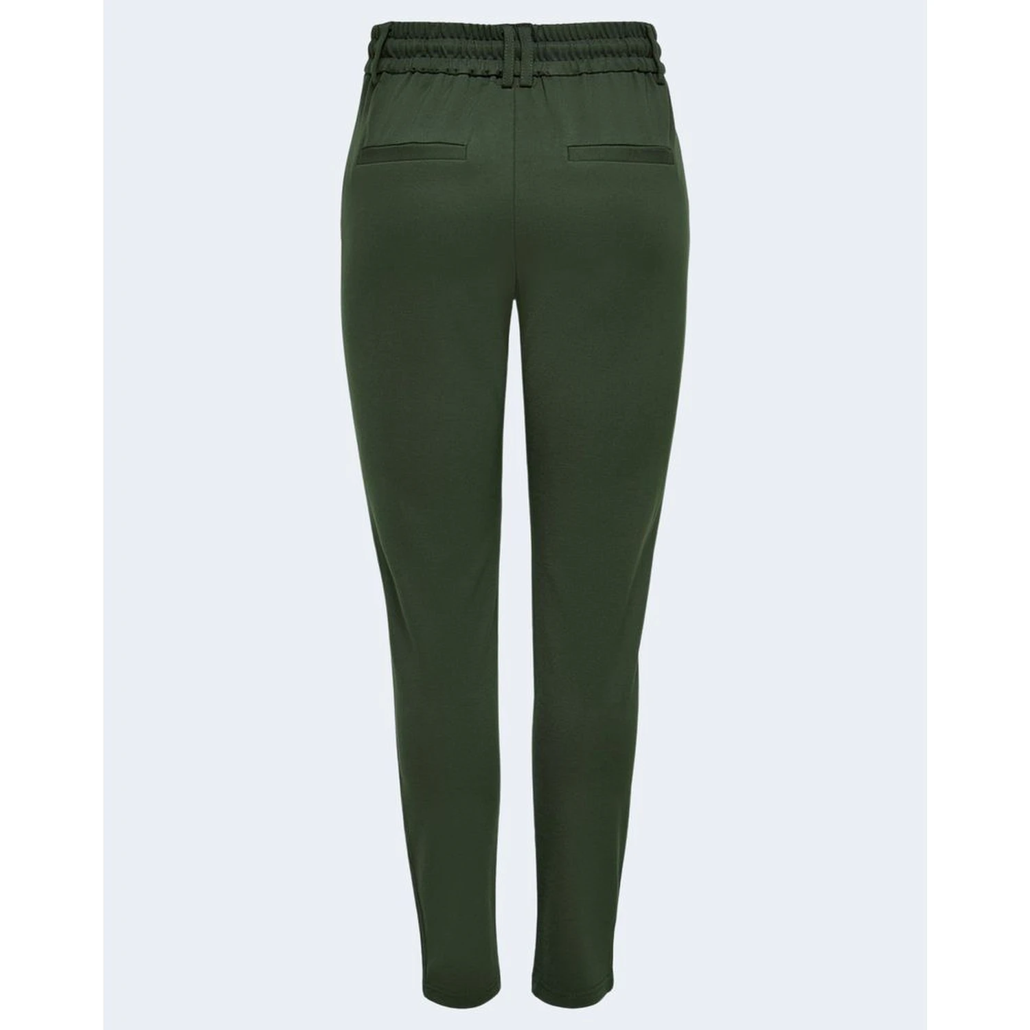 Green Viscose Casual Pants