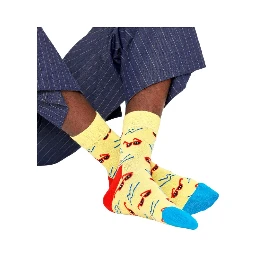 Yellow Cotton Socks