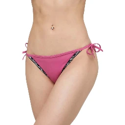 Pink Polyester Swim Briefs