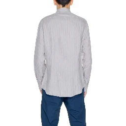 Beige Linen Dress Shirt