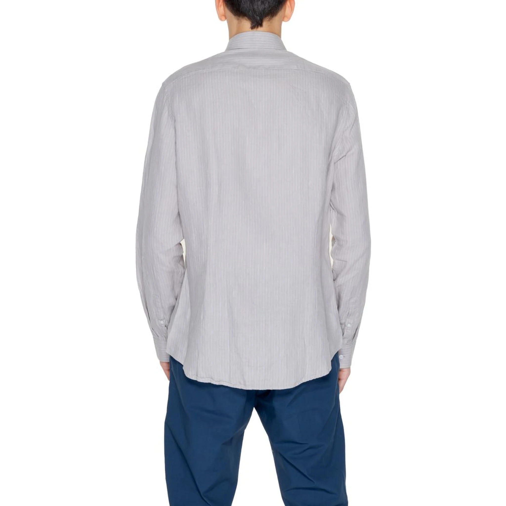 Beige Linen Dress Shirt