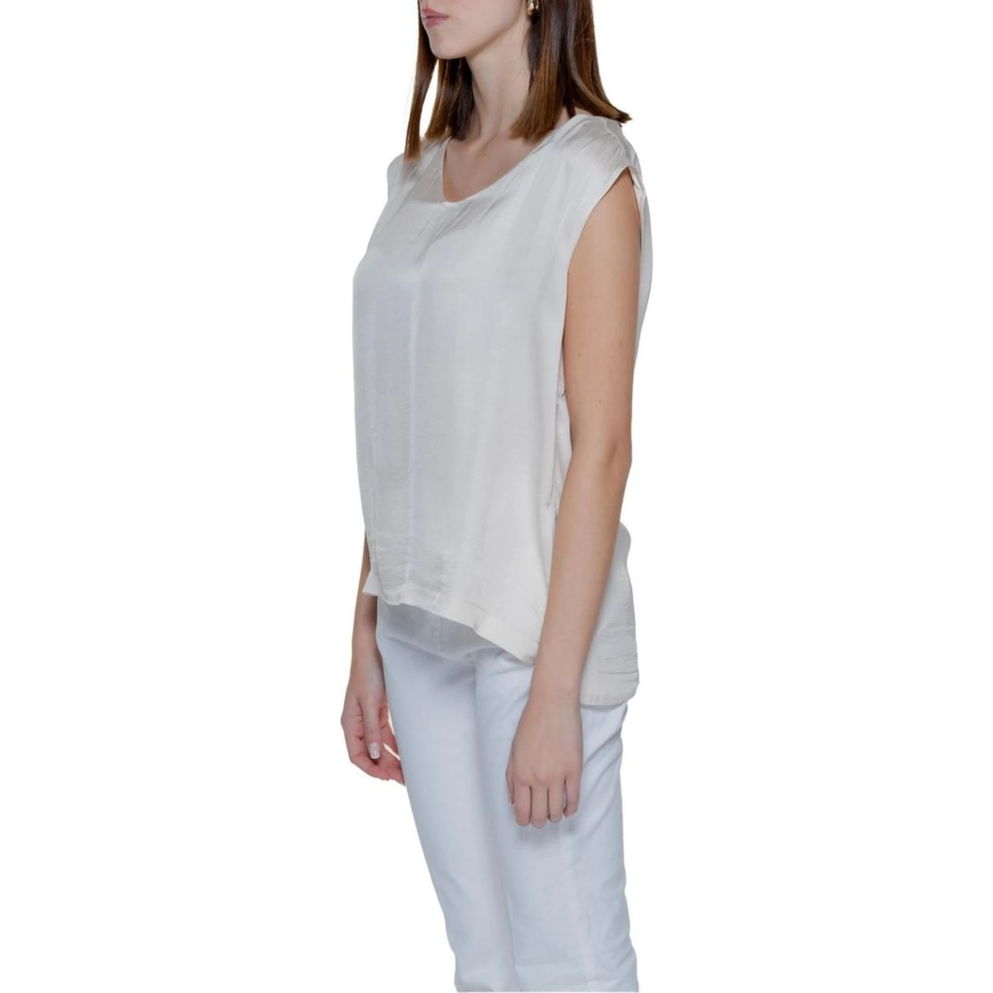 Cream Viscose Blouse