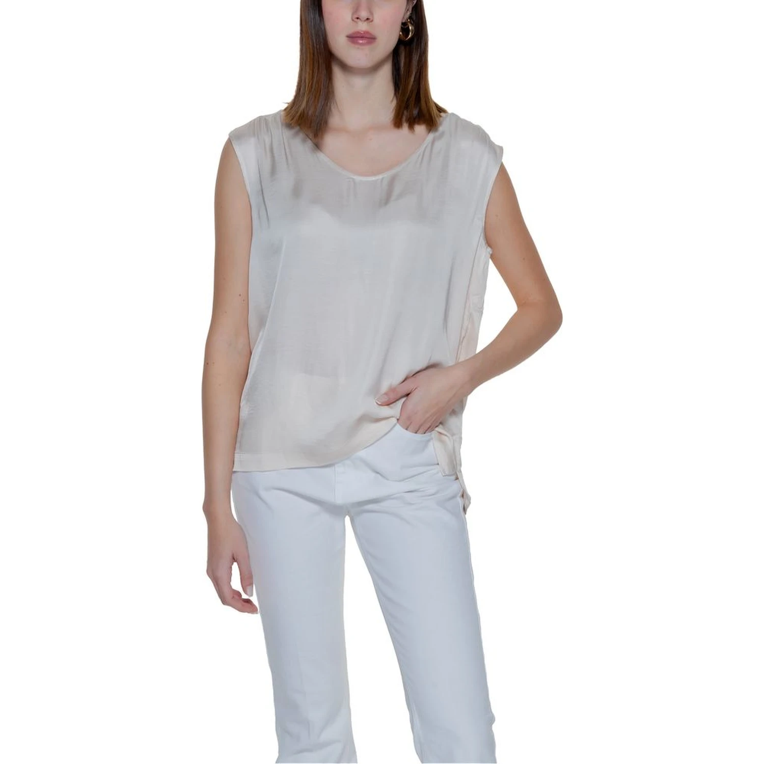 Cream Viscose Blouse