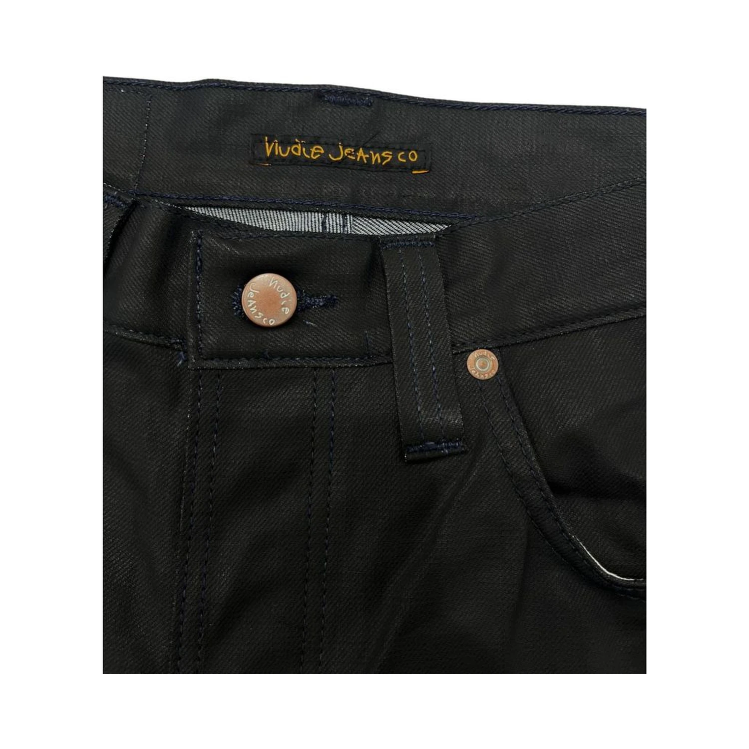 Black Cotton Jeans Denim