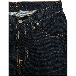 Straight Denim Jeans With Five-pocket Design In Blue