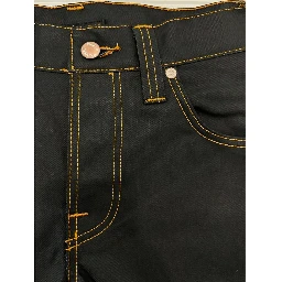 Black Cotton Jeans Denim
