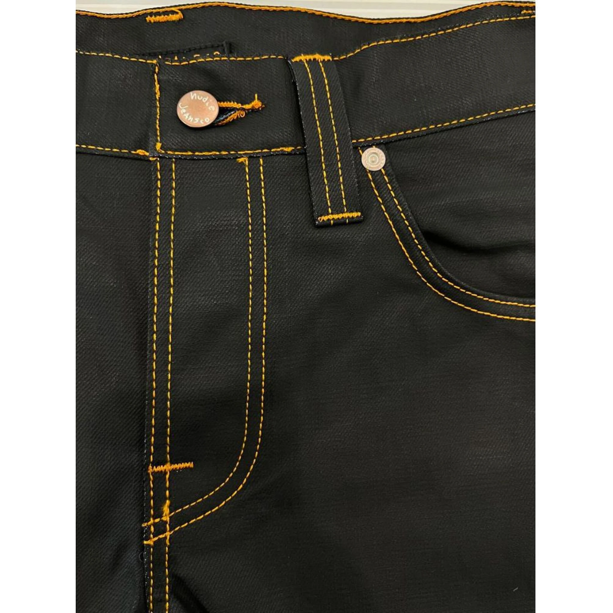 Black Cotton Jeans Denim