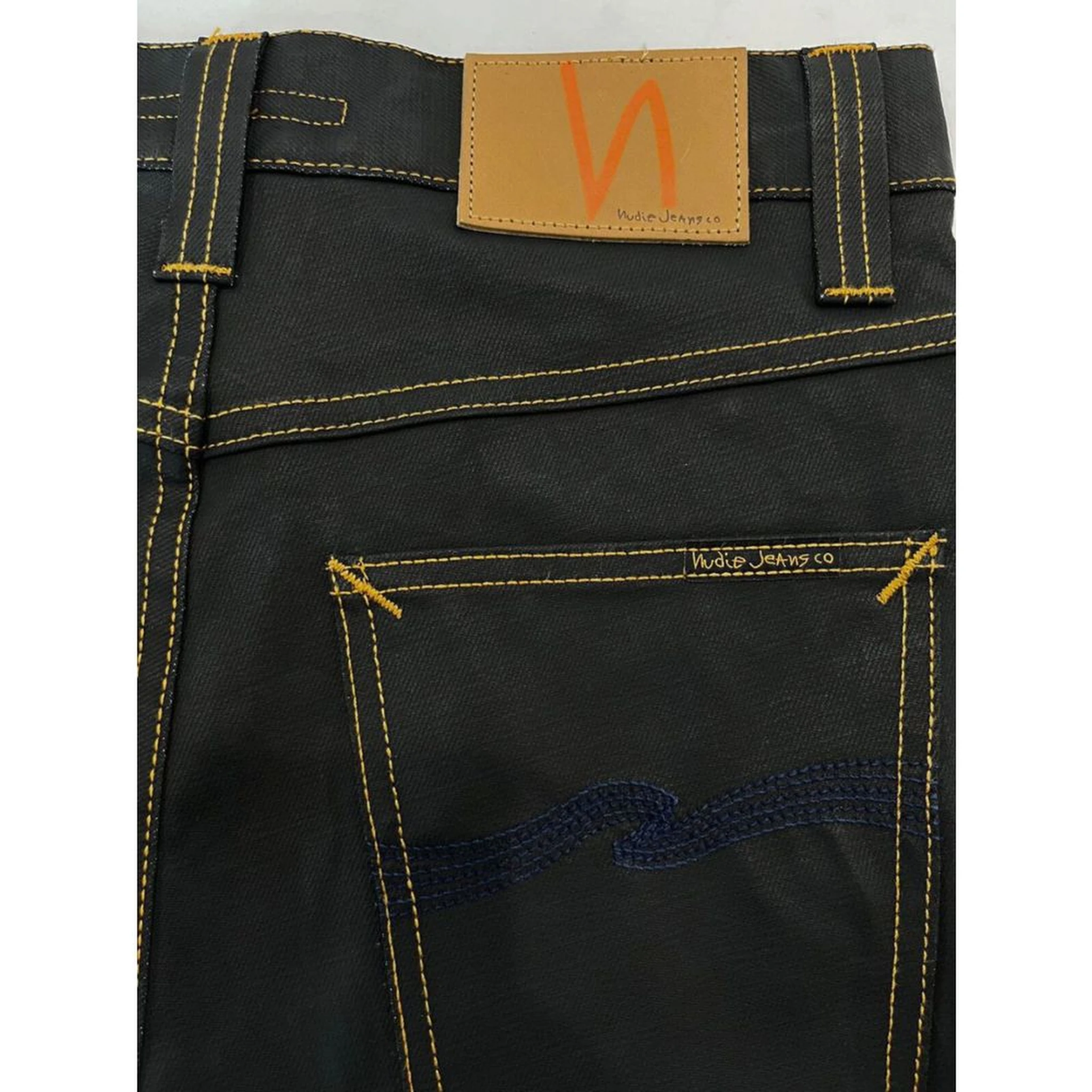Black Cotton Jeans Denim