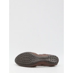 Ballet flats wit eyelets