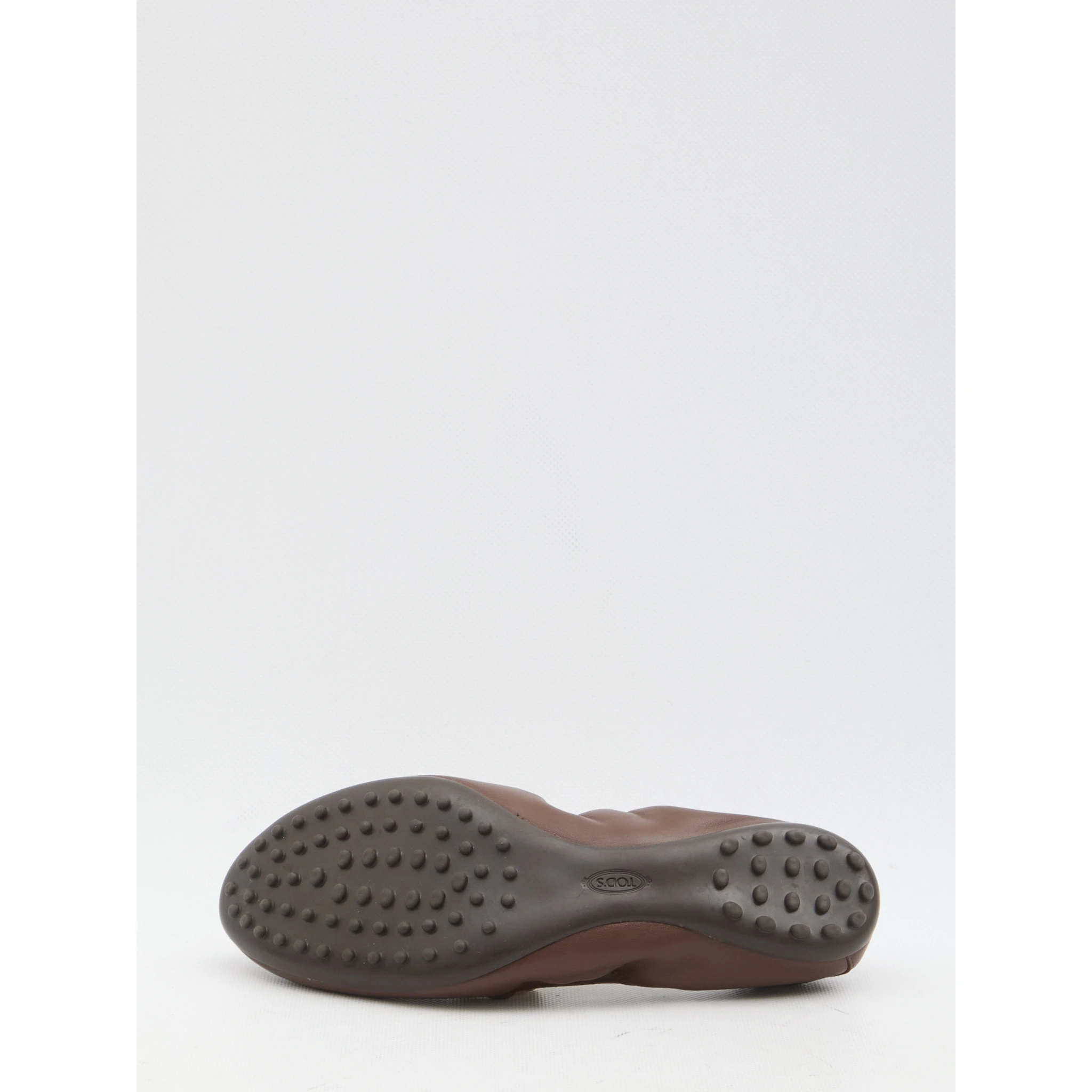 Ballet flats wit eyelets