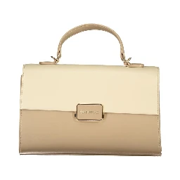 Beige Polyethylene Handbag