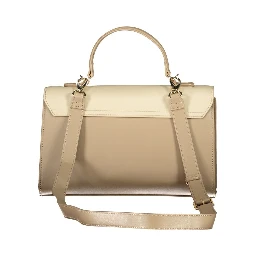 Beige Polyethylene Handbag