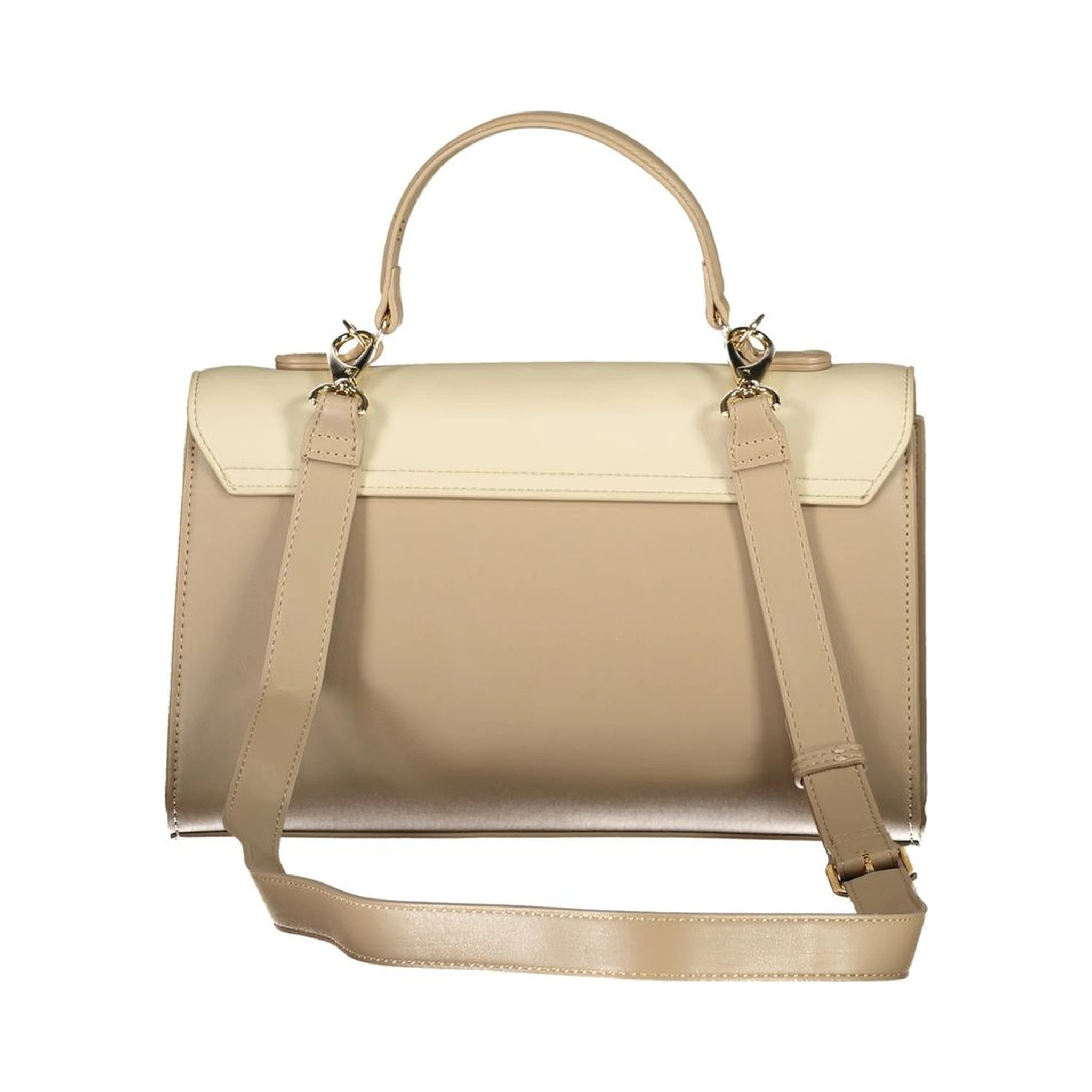 Beige Polyethylene Handbag
