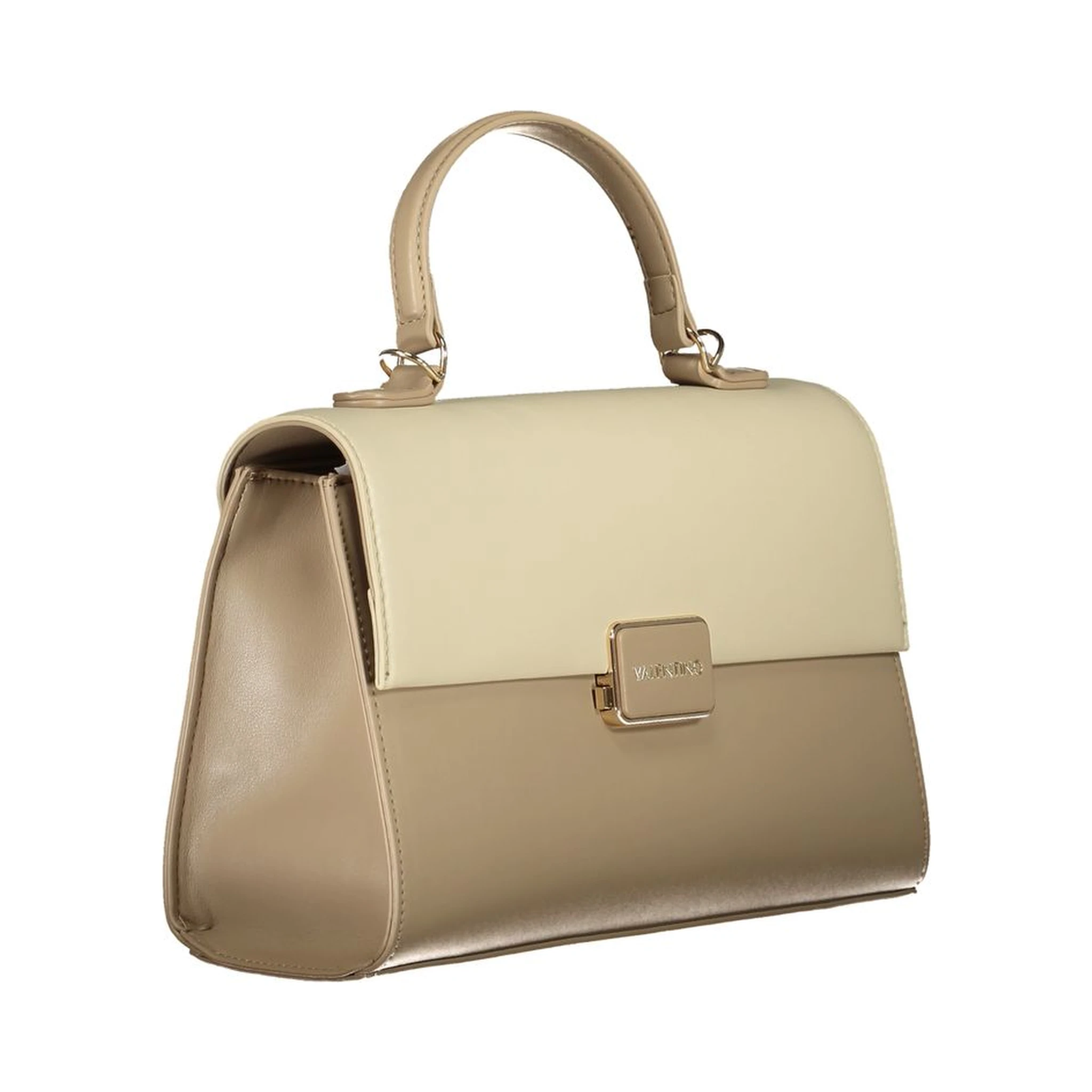 Beige Polyethylene Handbag