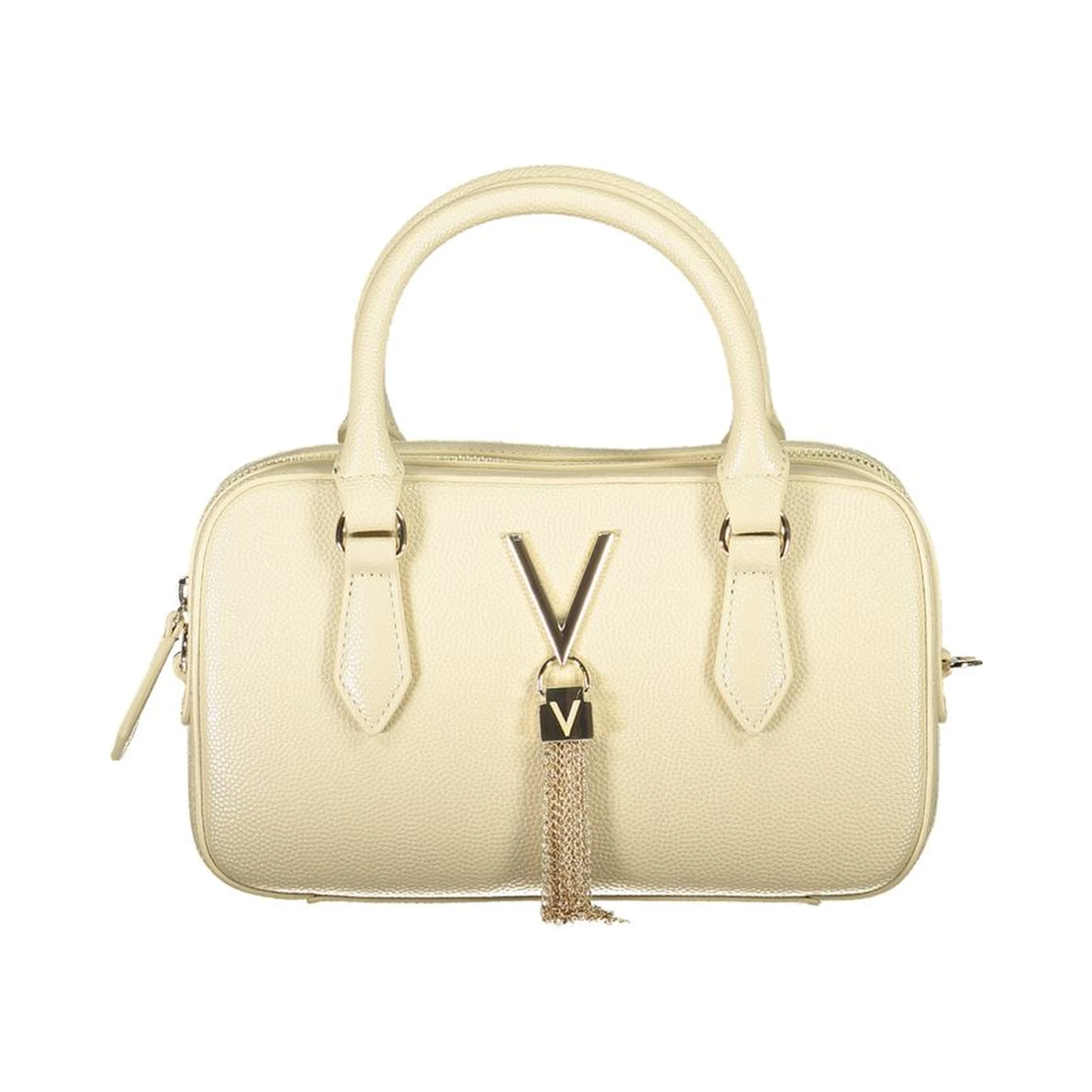 Beige Polyethylene Handbag
