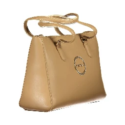 Beige Polyethylene Handbag