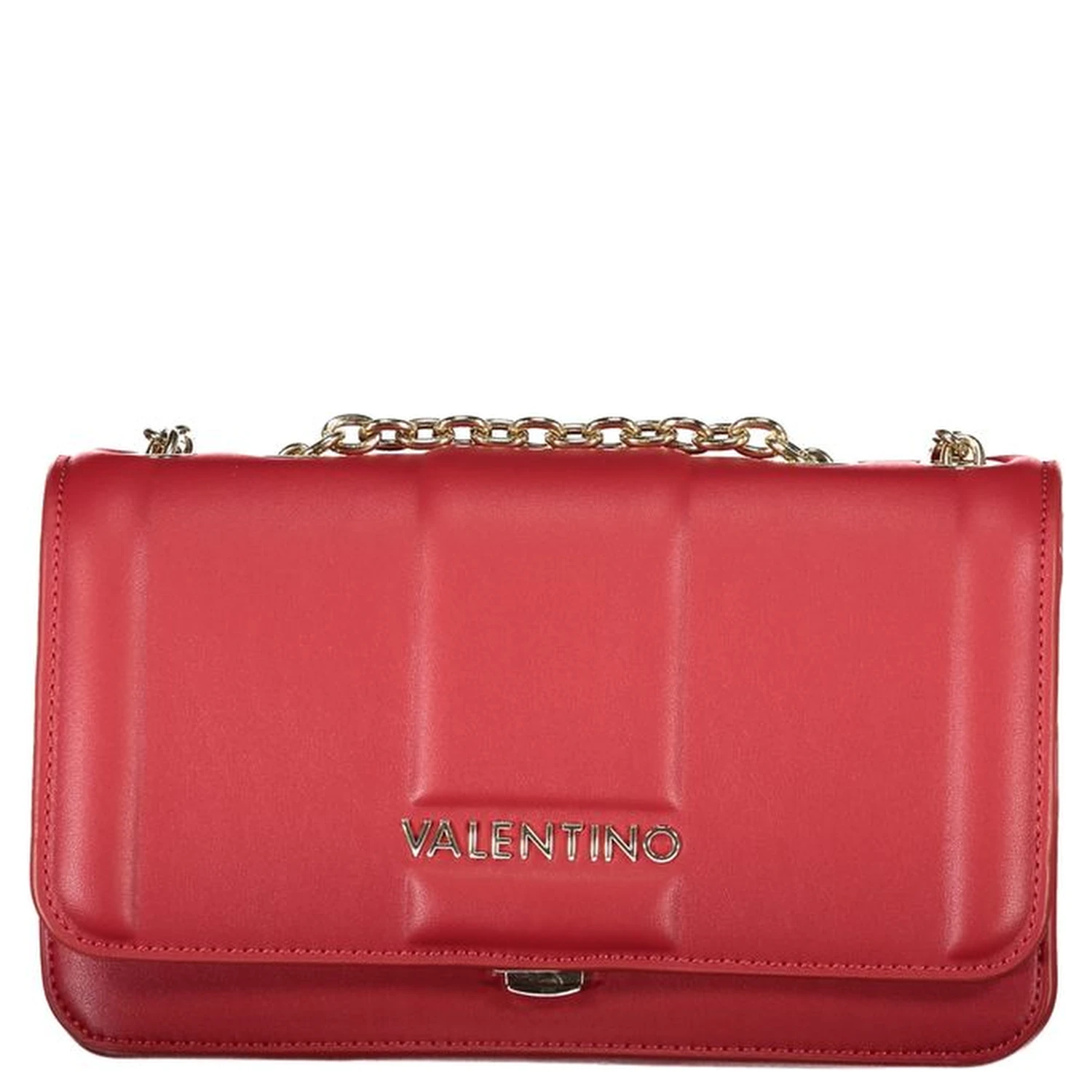Red Polyethylene Women Handbag