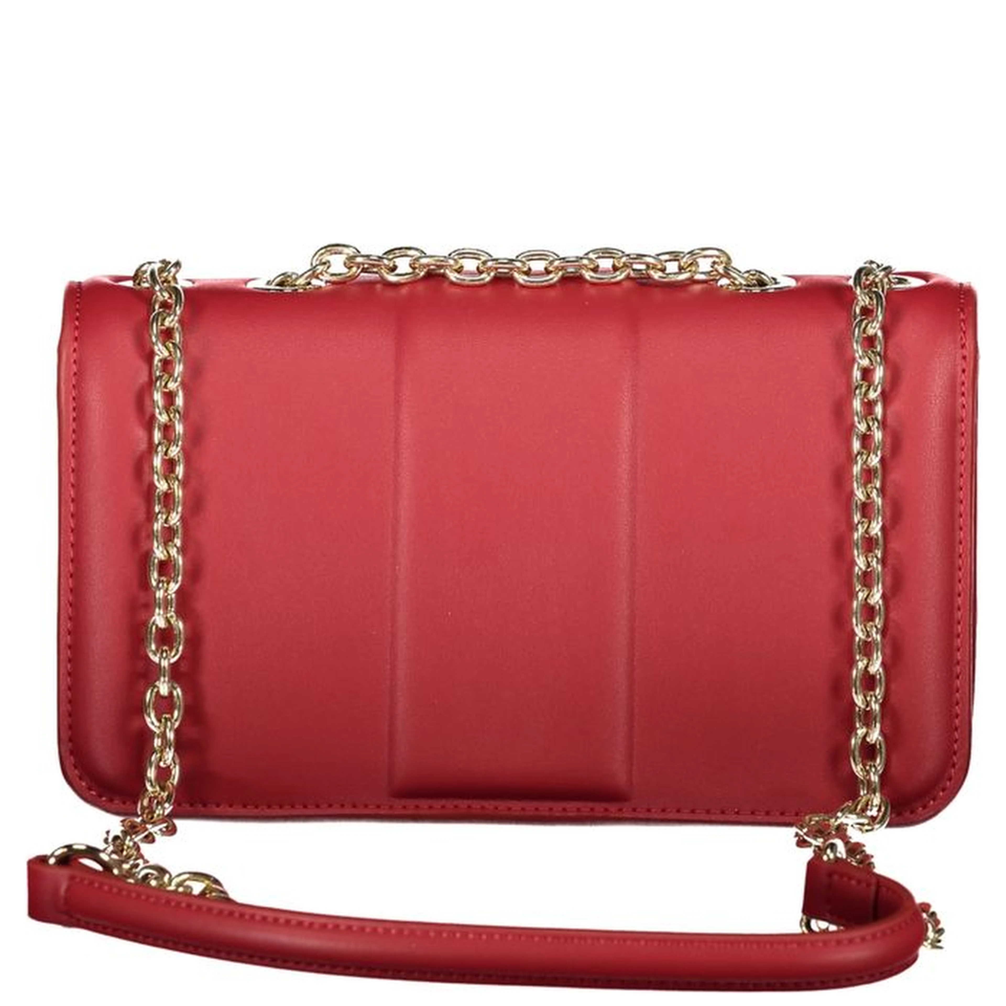 Red Polyethylene Women Handbag
