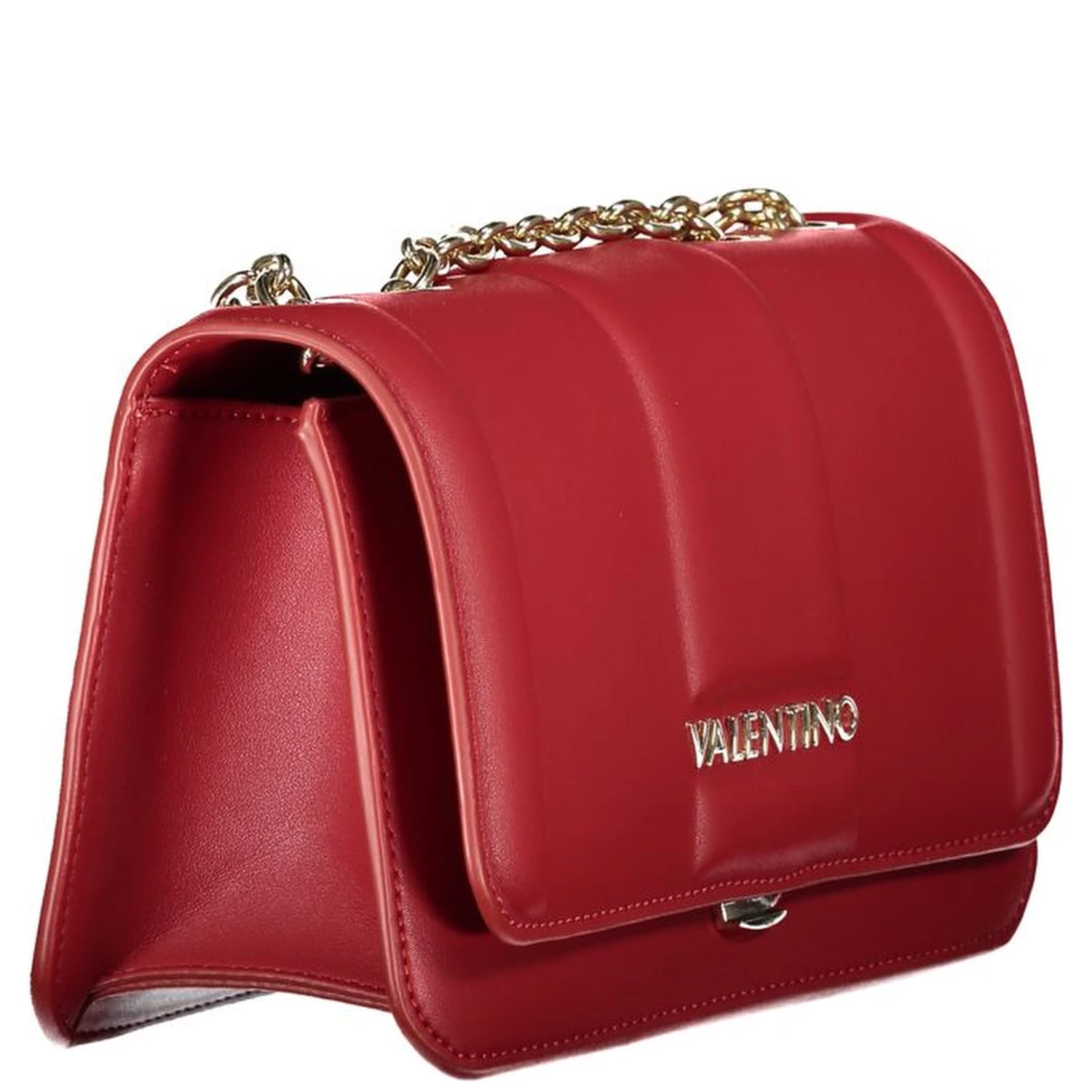 Red Polyethylene Women Handbag