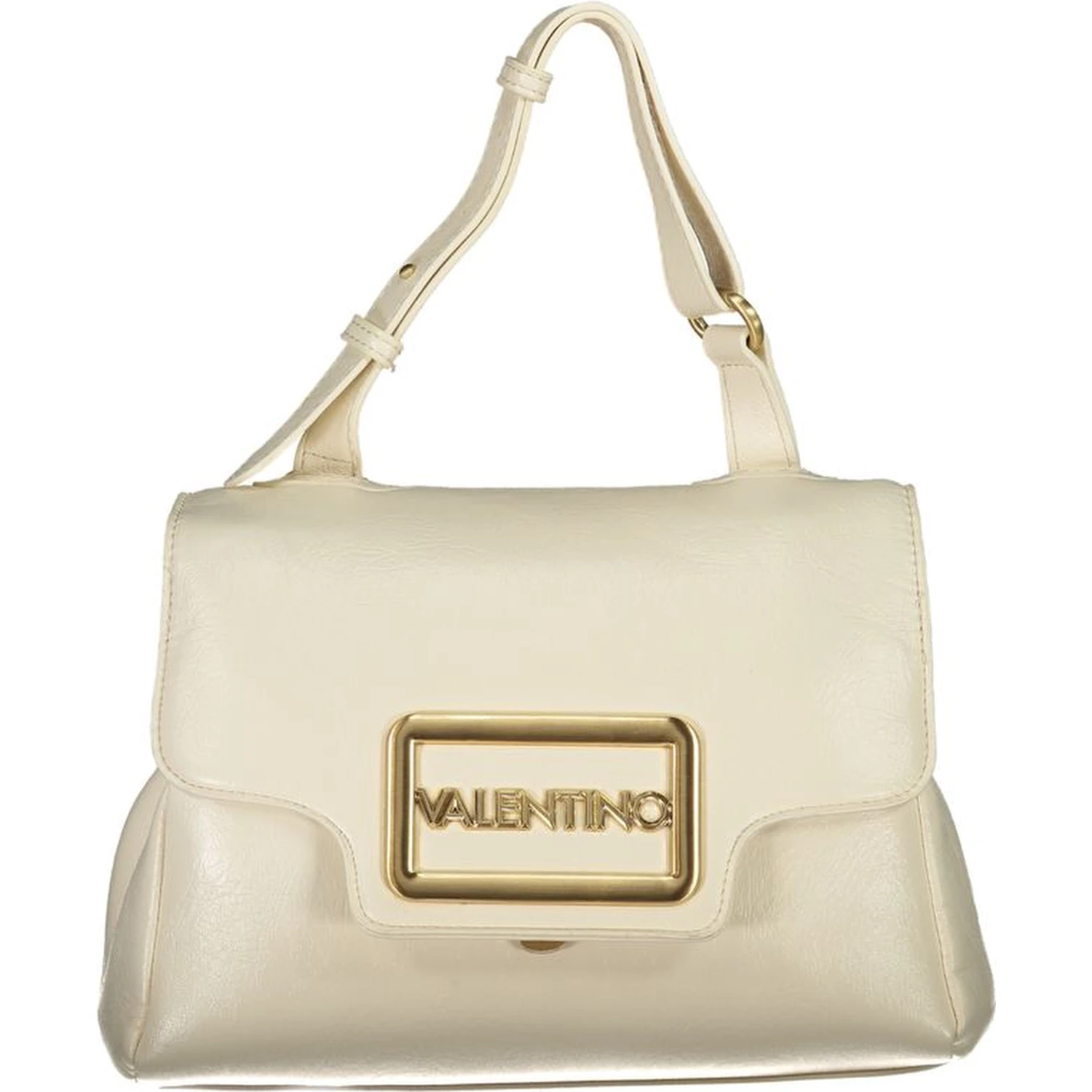 Beige Polyethylene Handbag