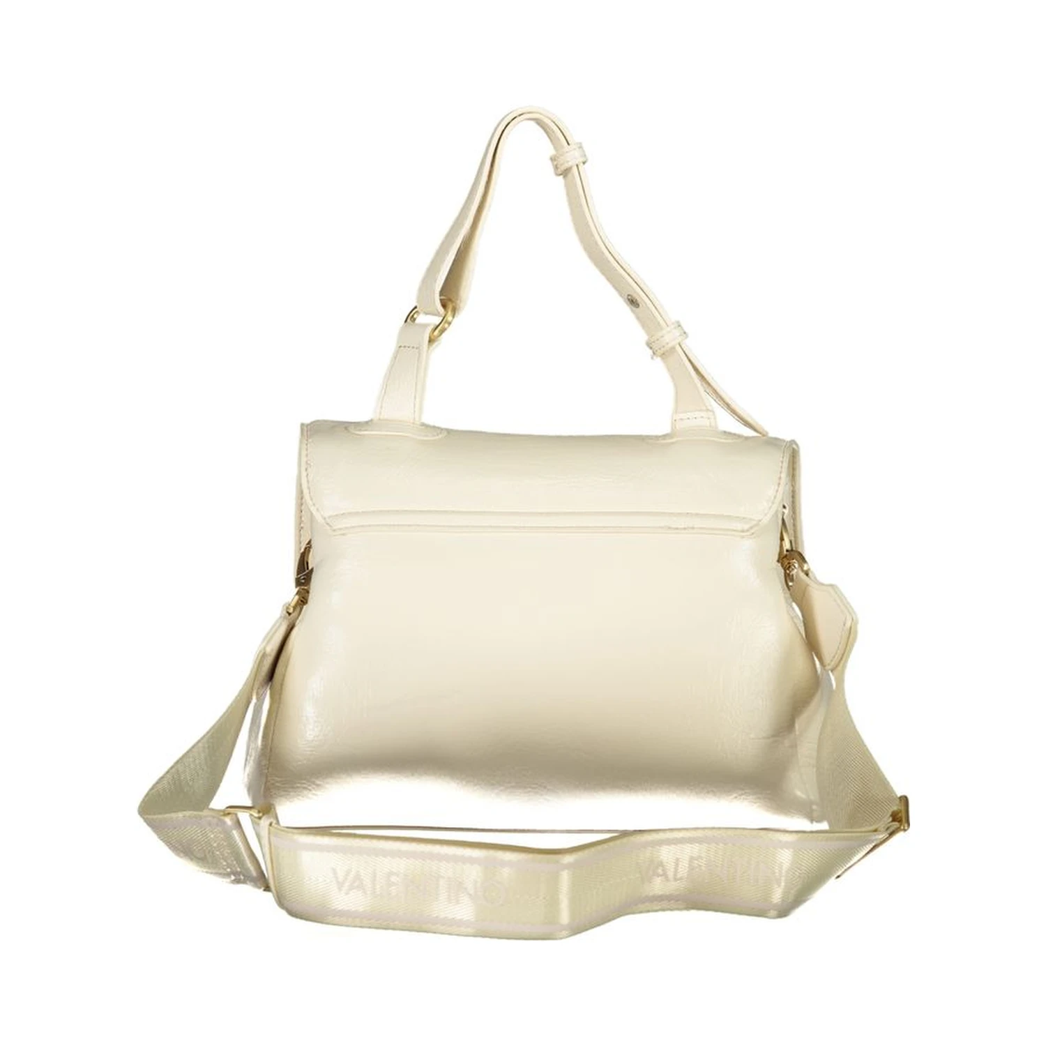 Beige Polyethylene Handbag