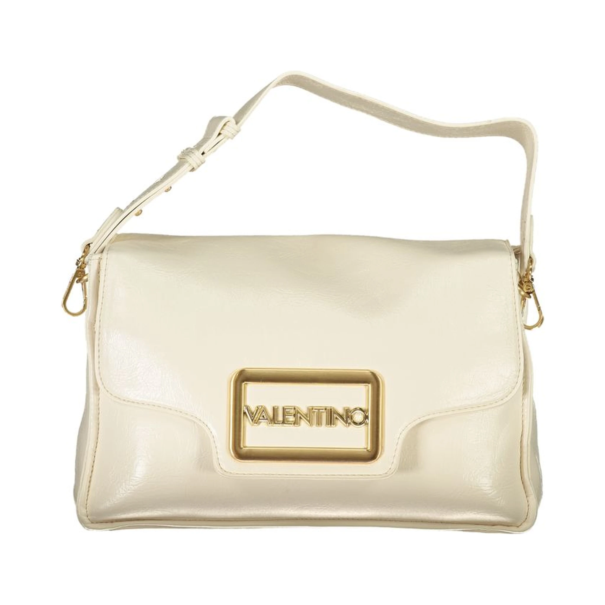 Beige Polyethylene Handbag