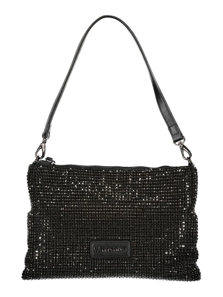 Black Polyester Handbag